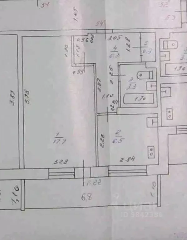 1-к кв. Татарстан, Казань ул. Юлиуса Фучика, 75 (34.7 м) - Фото 1