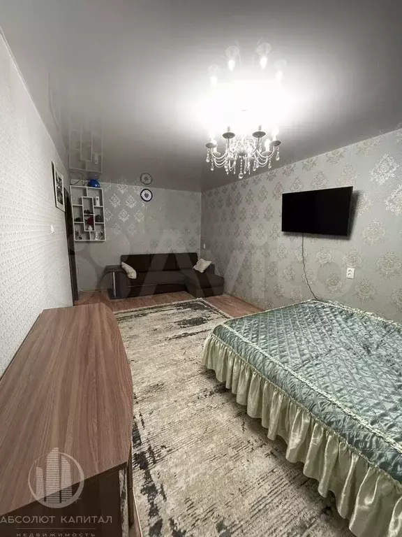 1-к. квартира, 38 м, 1/9 эт. - Фото 1