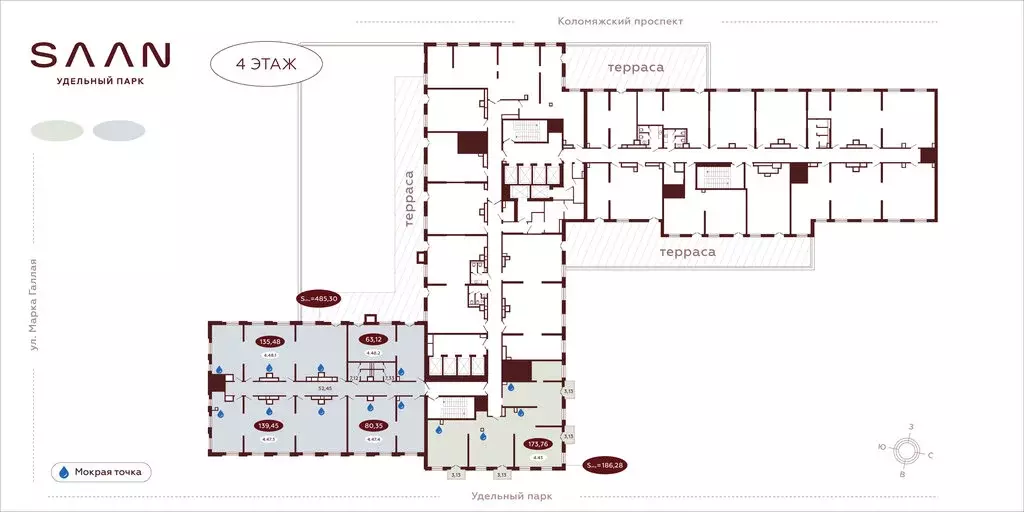 Офис (485.3 м) - Фото 1