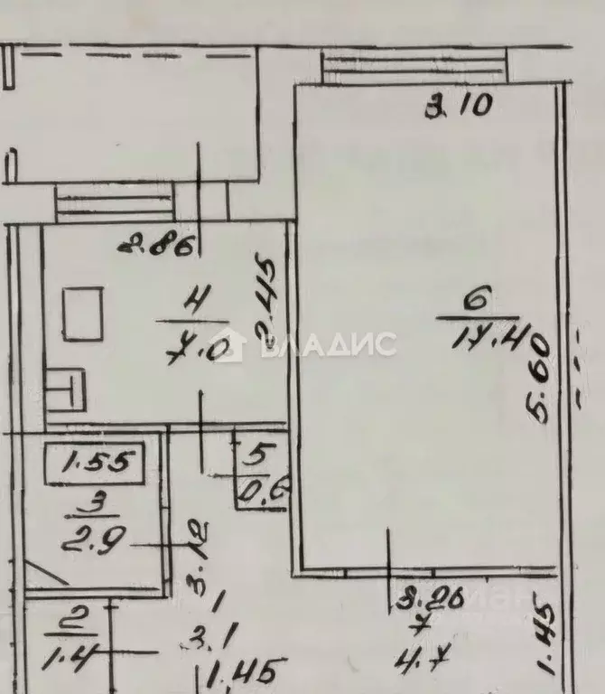 1-к кв. Башкортостан, Уфа Комсомольская ул., 100/2 (37.1 м) - Фото 2
