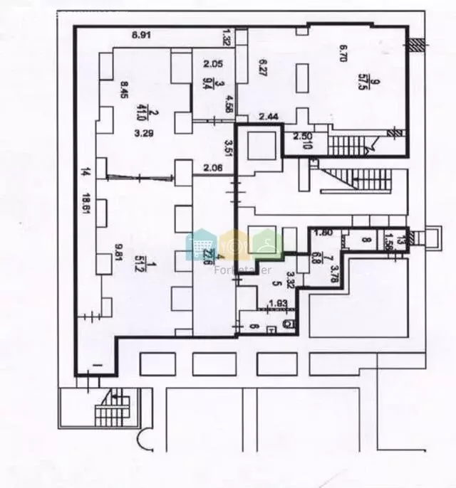 Помещение свободного назначения (244 м) - Фото 2
