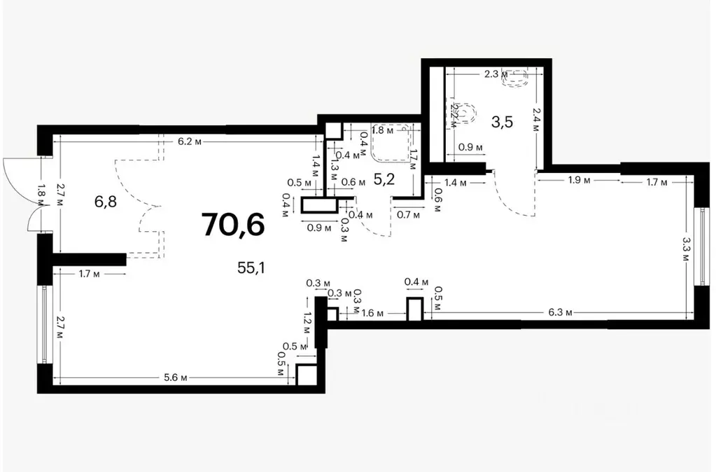 Помещение свободного назначения в Московская область, Ленинский ... - Фото 2