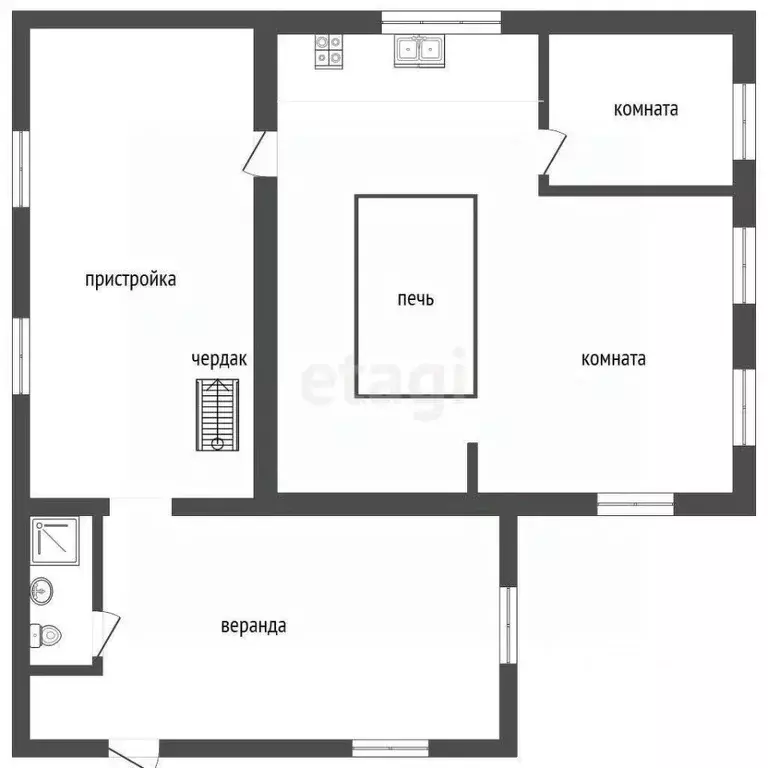 Дом в Вологодская область, Харовск Северная ул., 12 (46 м) - Фото 2