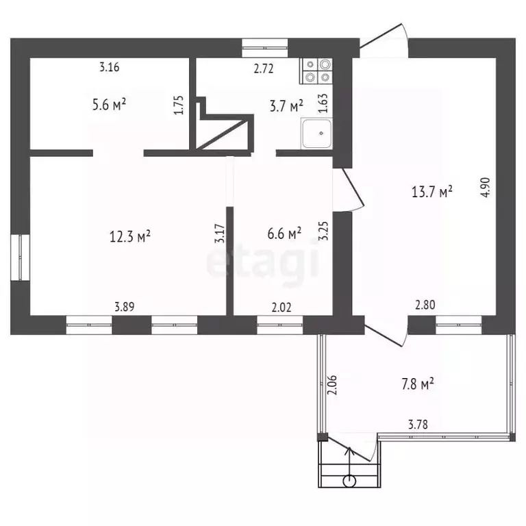 Дом в Саратовская область, Балашовский район, Репинское муниципальное ... - Фото 2