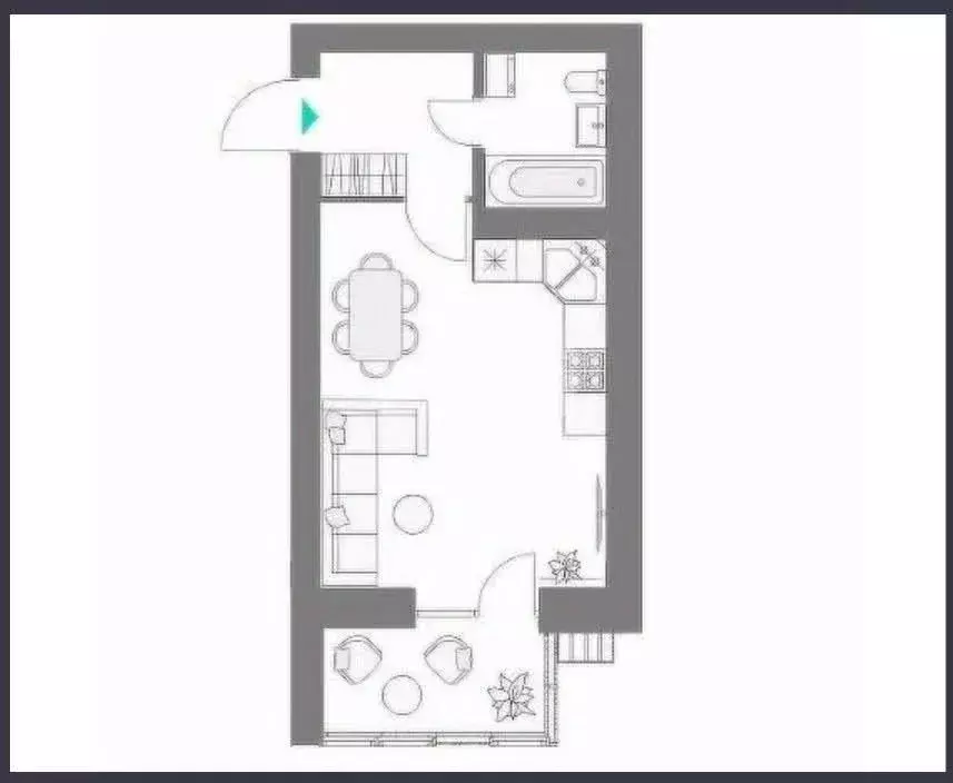 Студия Татарстан, Казань ул. Азата Аббасова, 9 (23.6 м) - Фото 2