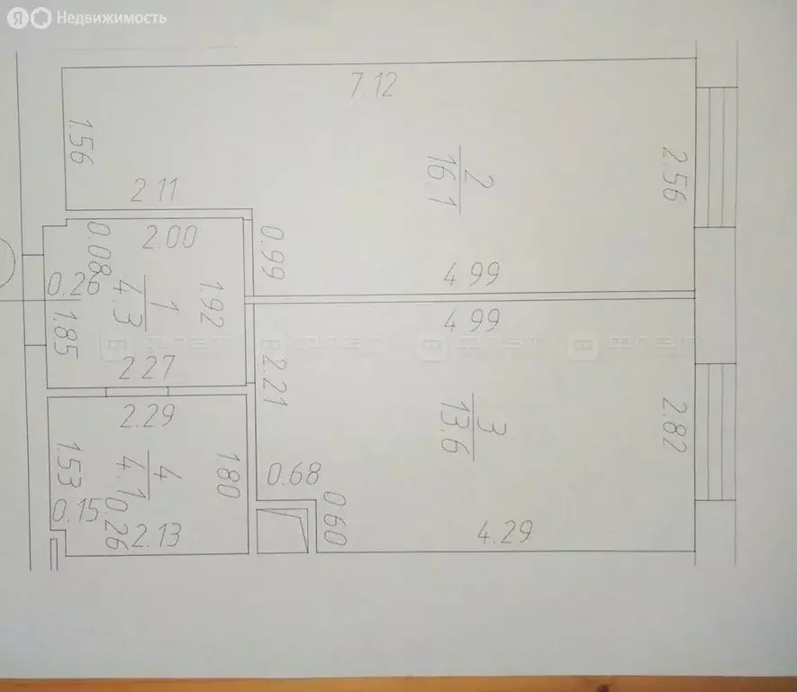1-комнатная квартира: Казань, улица Рауиса Гареева, 103А (38.1 м) - Фото 1