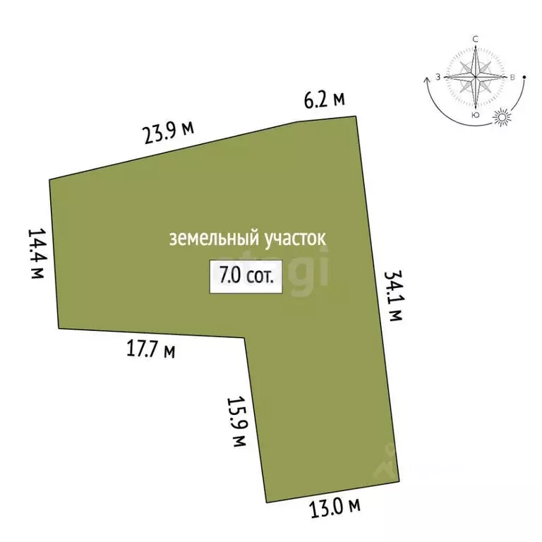 Участок в Севастополь ул. Кедрина (7.0 сот.) - Фото 2