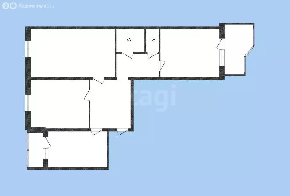 3-комнатная квартира: Красносельский район, Прискоковское сельское ... - Фото 1