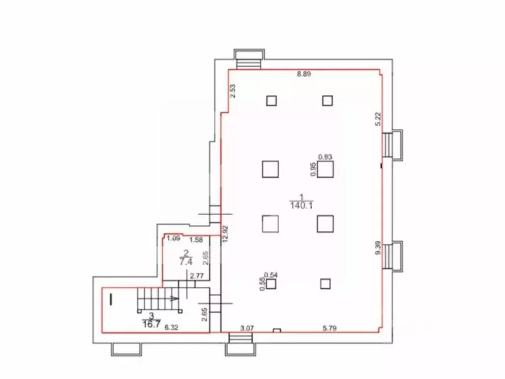 Торговая площадь в Москва Люблинская ул., 54/3 (170 м) - Фото 2