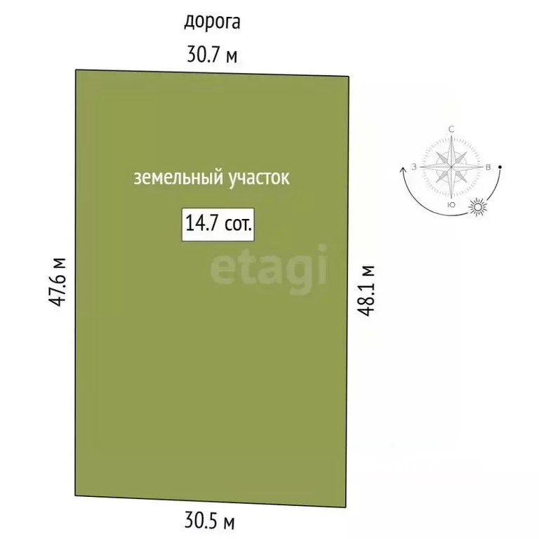 Участок в Тюменская область, Тюмень Р-404, 21-й км, 75 (14.65 сот.) - Фото 1
