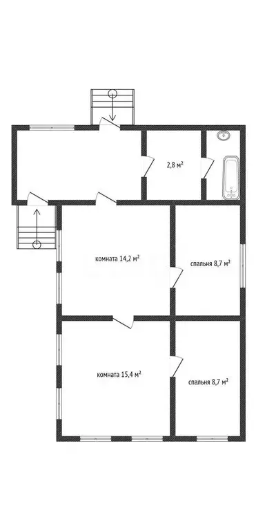 Дом в Дядьковская, Первомайская улица, 35 (46.6 м) - Фото 1