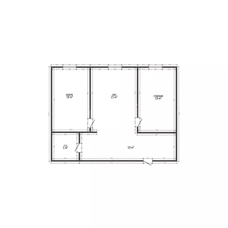 2-комнатная квартира: Махачкала, улица Ибрагимовой, 2Бк2 (72 м) - Фото 1