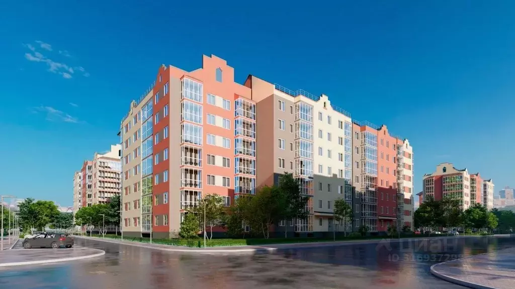 2-к кв. Краснодарский край, Краснодар ул. Карпатская, 1 (62.64 м) - Фото 1
