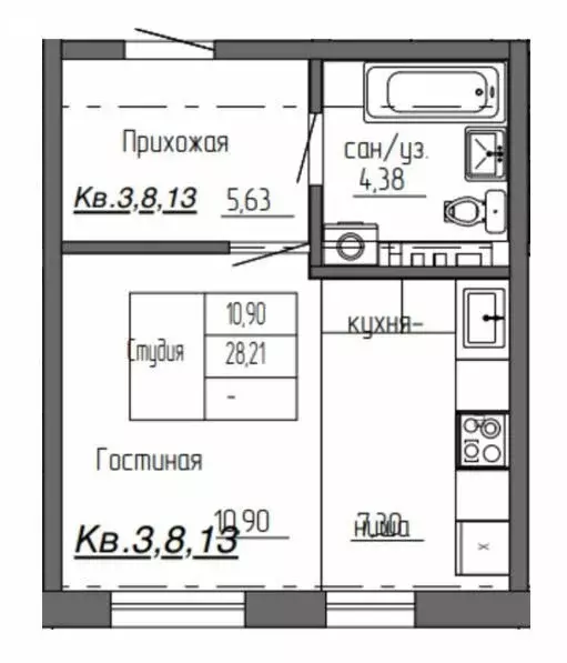 1-комнатная квартира: Оренбург, Степная улица, 50/39 (30 м) - Фото 2