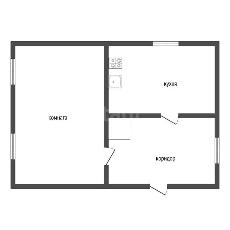 1-комнатная квартира: Усть-Катавский городской округ, посёлок Вязовая, ... - Фото 0