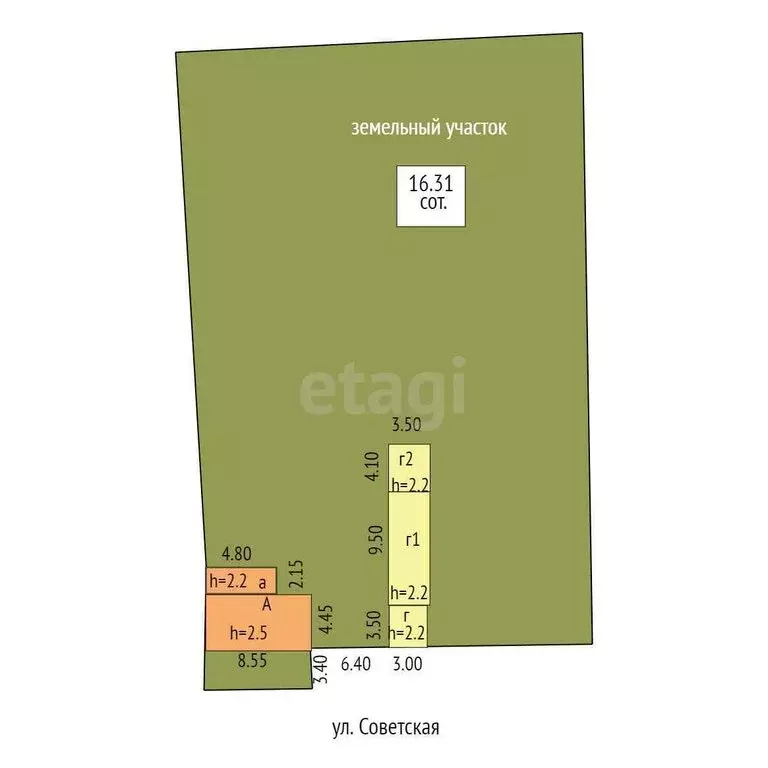 Дом в Тюмень, Советская улица (30.1 м) - Фото 1