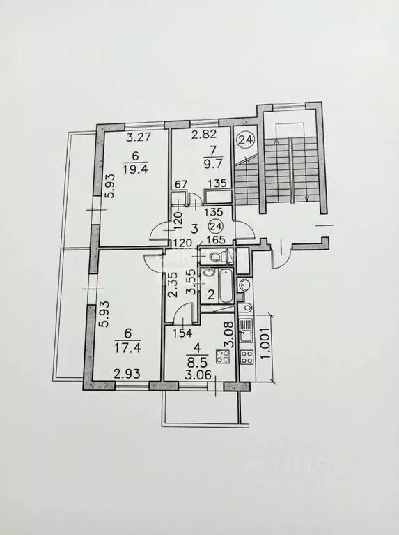 3-к кв. Марий Эл, Йошкар-Ола Ленинский просп., 18А (80.0 м) - Фото 2