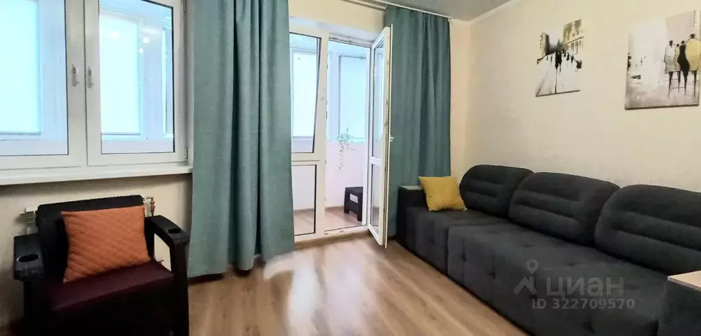 1-к кв. Омская область, Омск Учебная ул., 20 (33.4 м) - Фото 1