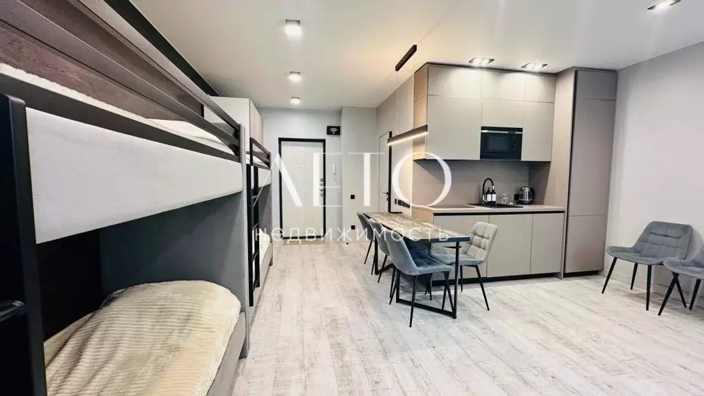 Студия Краснодарский край, Сочи ул. Искры, 66/9к1 (30.0 м) - Фото 1