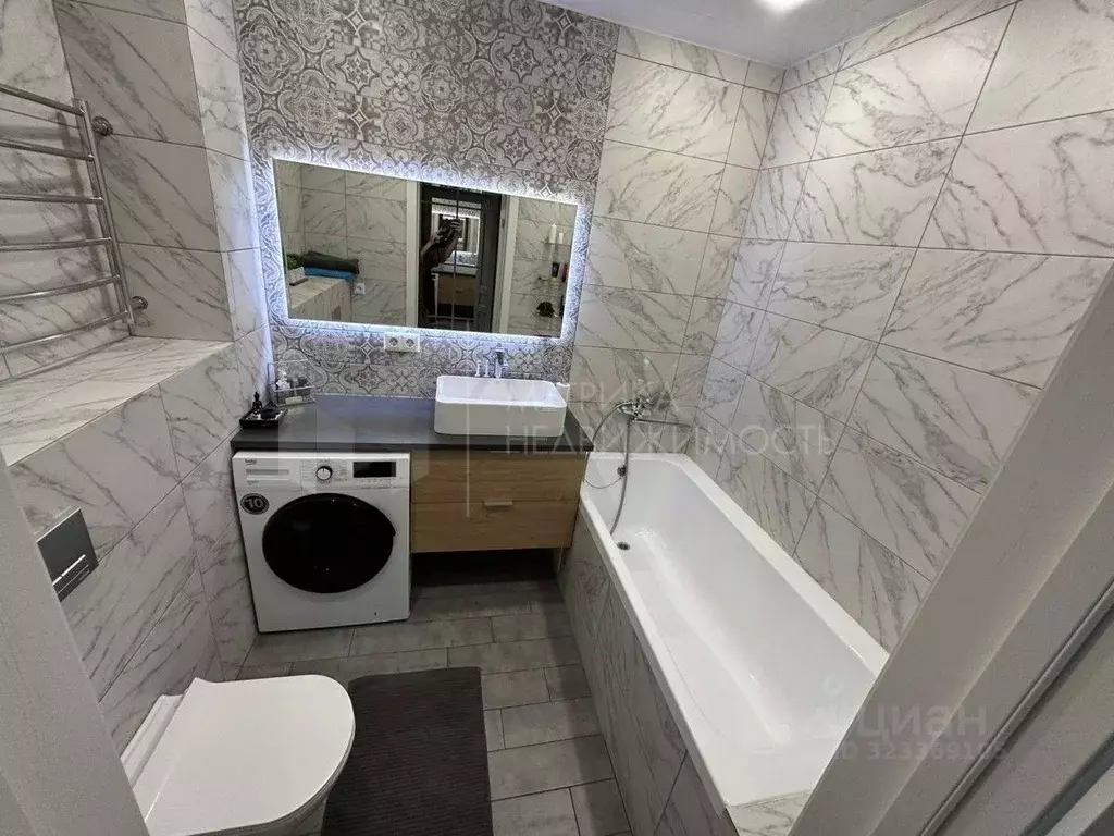 Студия Тюменская область, Тюмень ул. Николая Ростовцева, 26к1 (35.0 м) - Фото 1