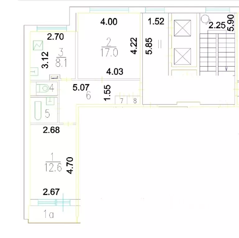 2-к кв. Москва Туристская ул., 15 (50.5 м) - Фото 1