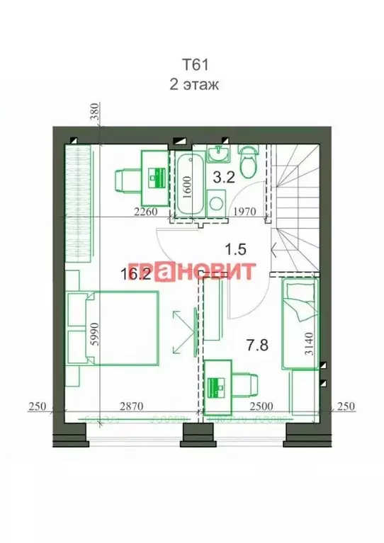 Таунхаус в Новосибирская область, с. Новолуговое, Березки-2 мкр, 5-й ... - Фото 1