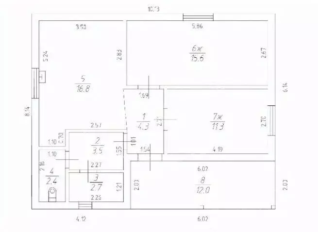 Дом в Калининградская область, Янтарный городской округ, пос. Синявино ... - Фото 2
