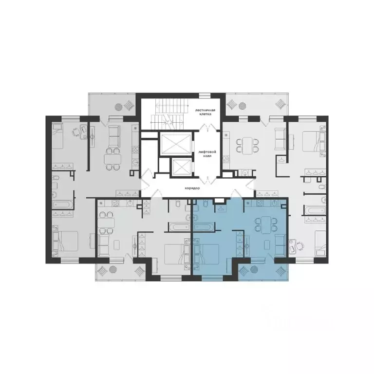 1-к кв. Тюменская область, Тюмень Горизонт жилой комплекс (40.7 м) - Фото 1