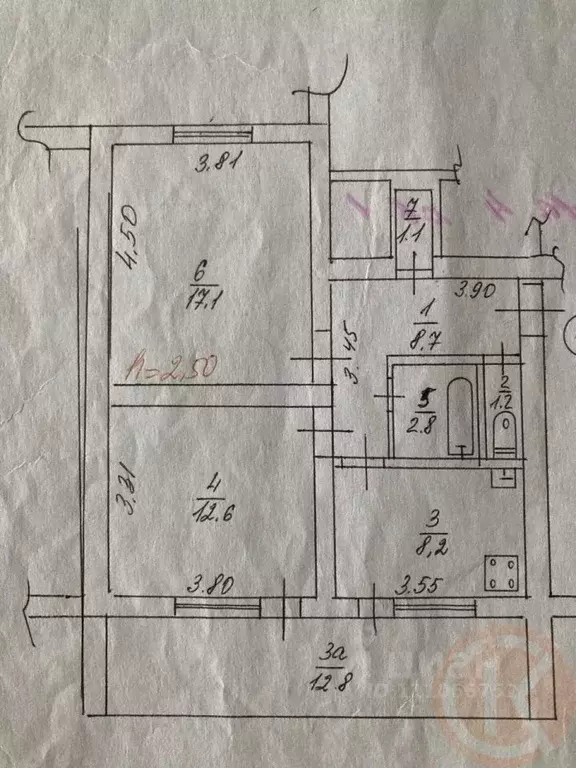 2-к кв. Крым, Сакский район, с. Уютное ул. Кирова, 4 (58.1 м) - Фото 2
