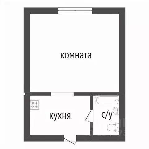 1-к кв. Курганская область, Курган ул. Карла Маркса, 76 (31.0 м) - Фото 2