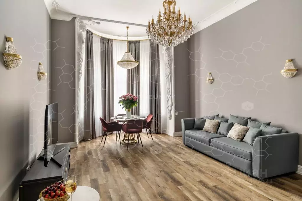 3-к кв. Санкт-Петербург Большая Конюшенная ул., 3 (100.0 м) - Фото 2