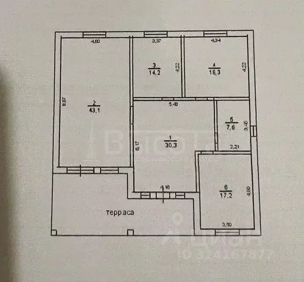 Дом в Воронежская область, Рамонский район, Новоживотинновское с/пос, ... - Фото 2