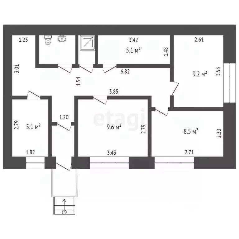 Помещение свободного назначения в Тюменская область, Тюмень ул. ... - Фото 2