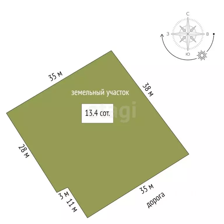 Участок в Вологодская область, Череповецкий район, с. Дмитриевское ... - Фото 1