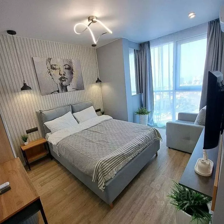 1-к кв. Краснодарский край, Сочи Бытха мкр, ул. Ясногорская, 16/6к4 ... - Фото 1