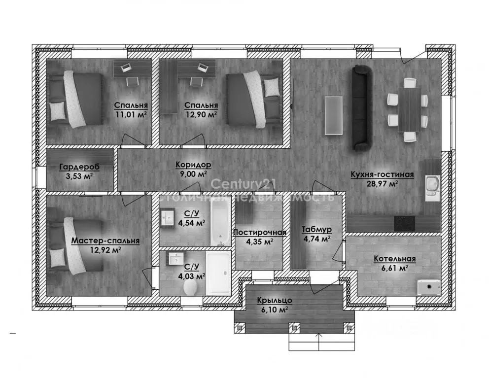 Коттедж в Московская область, Наро-Фоминский городской округ, д. ... - Фото 2