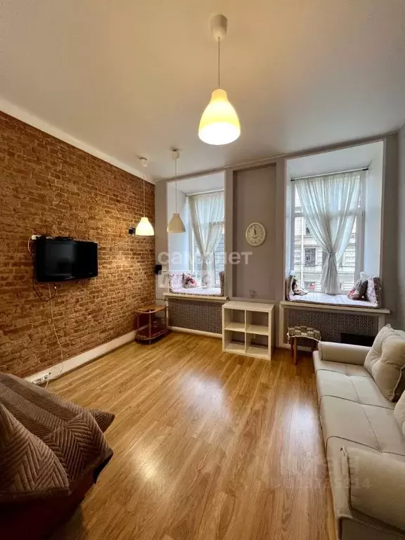 Студия Санкт-Петербург Гороховая ул., 38 (33.0 м) - Фото 1