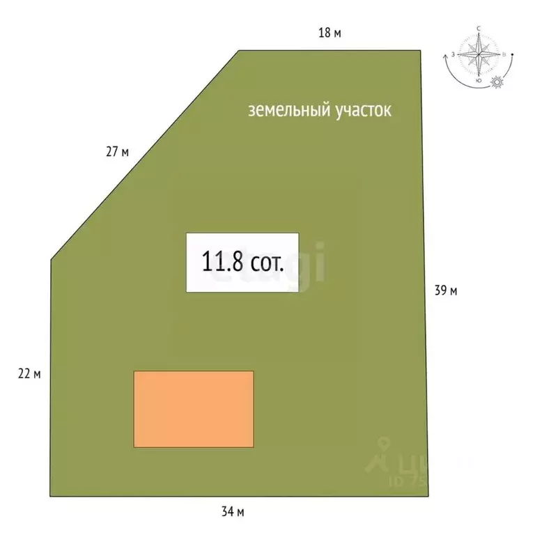 Участок в Алтай, Майминский район, с. Кызыл-Озек ул. Калиновая, 31 ... - Фото 2