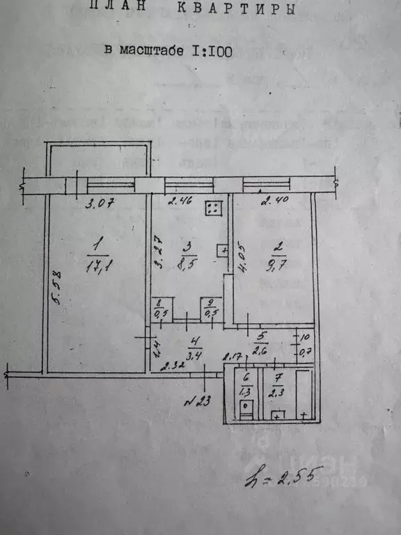 2-к кв. Саха (Якутия), Якутск ул. Бестужева-Марлинского, 1/1 (47.0 м) - Фото 2