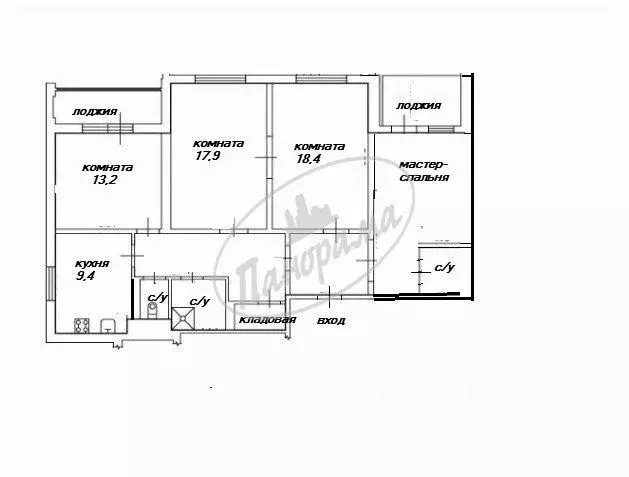 4-к кв. Калужская область, Калуга Анненки мкр, ул. Анненки, 40 (100.0 ... - Фото 2