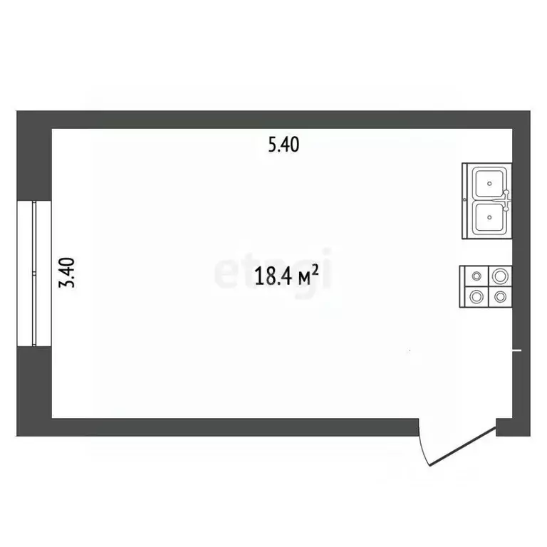 Комната Ямало-Ненецкий АО, Новый Уренгой Железнодорожная ул., 6 (18.3 ... - Фото 1