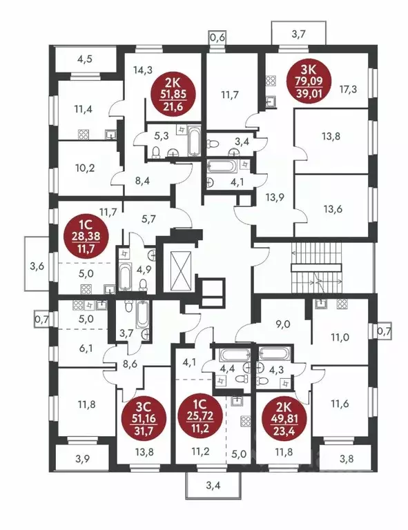 3-к кв. Новосибирская область, Новосибирск Скандинавские Кварталы ... - Фото 2