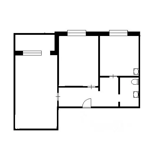 2-к кв. Башкортостан, Уфа Российская ул., 169 (43.0 м) - Фото 2