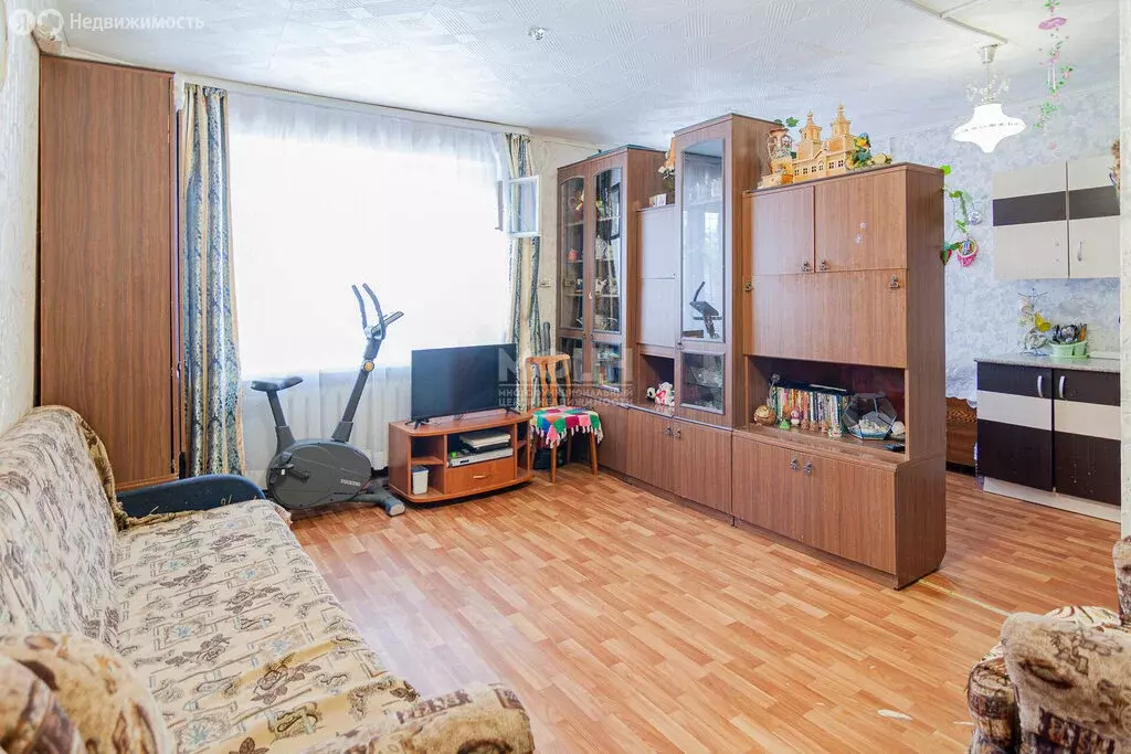 1к в -комнатной квартире (61.9 м) - Фото 2