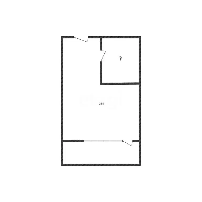 Квартира-студия: Краснодар, Российская улица, 72/4 (22.6 м) - Фото 0