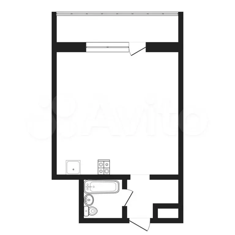 Квартира-студия, 18 м, 7/8 эт. - Фото 0