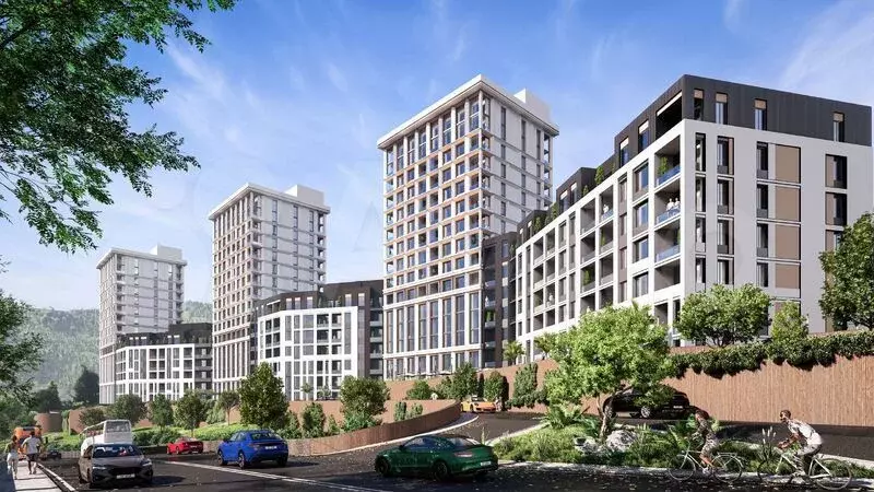 Квартира-студия, 52,8 м, 6/7 эт. - Фото 1