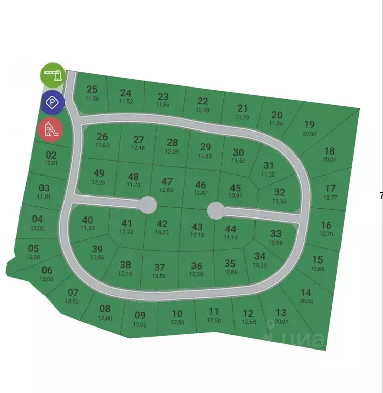 Участок в Ленинградская область, Выборгский район, Рощино пгт аллея ... - Фото 2