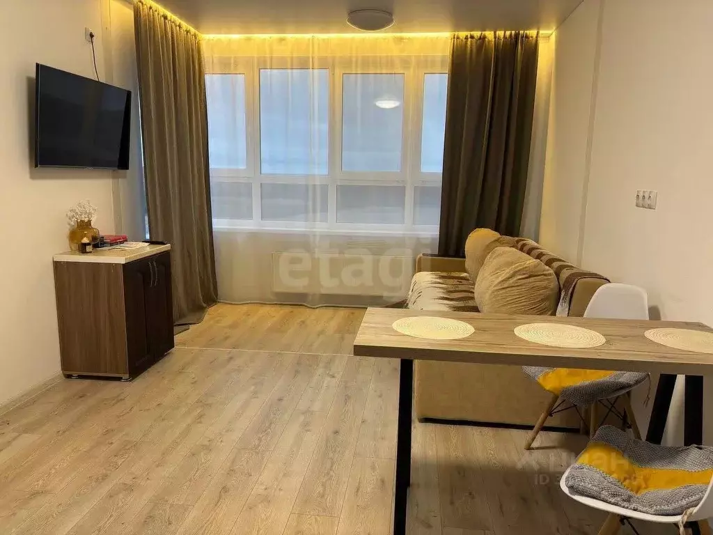 Студия Тюменская область, Тюмень ул. Василия Малкова, 10 (31.0 м) - Фото 2