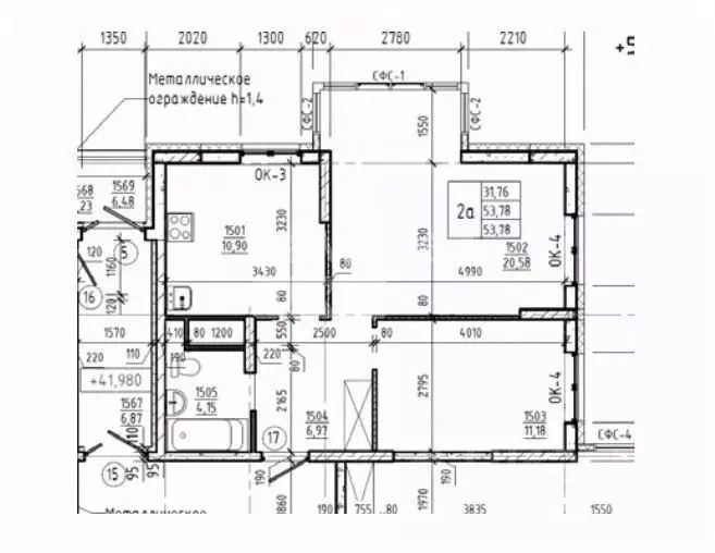 2-к кв. Ульяновская область, Ульяновск ул. Аблукова, 14 (53.78 м) - Фото 2